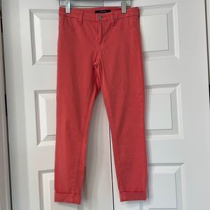 J Brand salmon colored capris